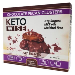 Keto Wise Chocolate Pecan Fat Bombs